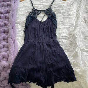 Dark blue romper